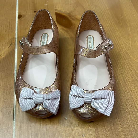 Mini Melissa Other - Mini Melissa sparkly shoes size 10